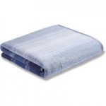 Bianca Cotton Blue Ombre Stripe Towel Blue