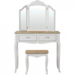 Camille Grey Dressing Table Set Grey