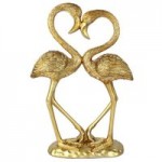 Gold Flamingo Sculpture Gold