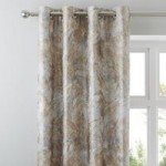 5A Fifth Avenue Serenity Eyelet Curtains Gold