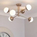5A Fifth Avenue Verden Sphere 6 Light Fitting Champagne