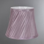 Lilac Twisted Pleat Shade Dia. 20cm Lilac