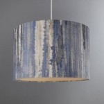 Dorma Blue Ontario Woven Light Shade Blue