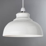 Gloss White Galley Easy Fit Pendant Shade White