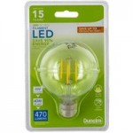 Dunelm 4W LED BC Globe Bulb Clear