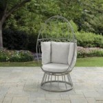 Florence Grey Swivel Chair Grey