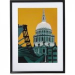 Jenny Ing St Pauls Framed Print Multi Coloured