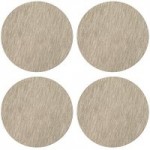 Pack of 4 Faux Leather Champagne Placemats Champagne (Gold)