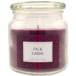 Fig Cassis Jar Candle Purple