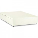 Universal Leather Divan Base – Cream Cream