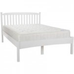 Eleanor Opal White Low Foot Bed Frame White