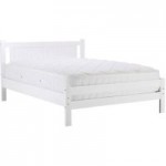 Glory White Wooden Bed Frame White