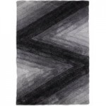 Carved Ombre Grey Rug Ochre