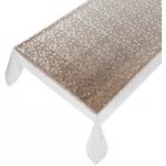 Clear Pebble PVC Fabric Natural