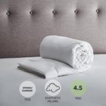 Fogarty Light & Lofty Waffle 4.5 Tog Duvet White