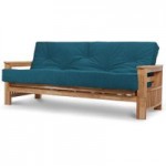 Jasmin 3 Seater Supreme Futon Blue