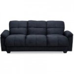 Cate Fabric Sofa Bed Black