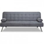 Tobi Fabric Sofa Bed Mid Grey