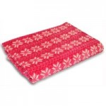 Snowflake 140cm x 180cm Throw Fuchsia (Pink)