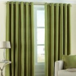 Fiji Green Eyelet Curtains Green