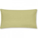 Non Iron Sage Bolster Pillowcase Green