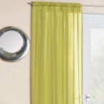 Crystal Lime Slot Top Voile Panels Green