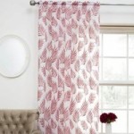 Fern Red Slot Top Voile Panels Red