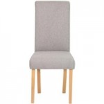 Brooke Grey Fabric Pair of Dining Chair Grey