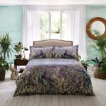 Dorma Orangery 100% Cotton Printed Duvet Cover Mauve