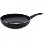 GreenChef Soft Grips Open 28cm Wok Black