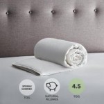 Fogarty White Goose Feather and Down 4.5 Tog Duvet White