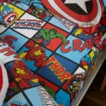 Disney Marvel Comics Fitted Sheet Pink