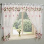 Daisy Pink Slot Top Curtain Window Set Pink