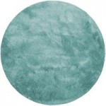 Indulgence Circle Shaggy Rug Duck Egg (Blue)