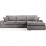 Vedori Right Hand Corner Chaise Sofa Grey