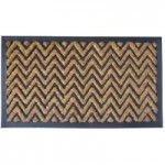 Natural Chevron Coir Doormat Natural