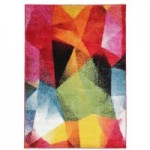 Brights Mirror Rug Red, Green and Purple