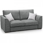 Estelle Fabric 3 Seater Sofa Grey