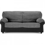 Wilmot 3 Seater Sofa Black