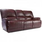 Pippa 3 Seater Leather Reclining Sofa Brown