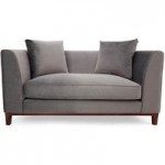 Lenoy 2 Seater Velvet Sofa Grey