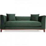Lenoy 3 Seater Velvet Sofa Green