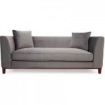 Lenoy 3 Seater Velvet Sofa Grey