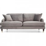 Rupert 2 Seater Velvet Sofa Grey