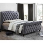 Colorado Fabric Bed Frame Grey