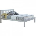Grace Low Foot End Wooden Bed White