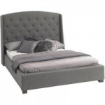 Signature Signature Bed Frame with Cool Blue Pocket Memory Mattress Grey