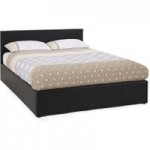 Tivoli Black Faux Leather Ottoman Bed Black