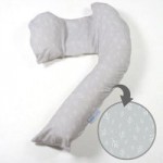 Dreamgenii Pillow Floral Cotton Cover Grey