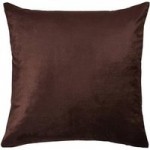 Cora Velvet 50cm x 50cm Cushion Brown